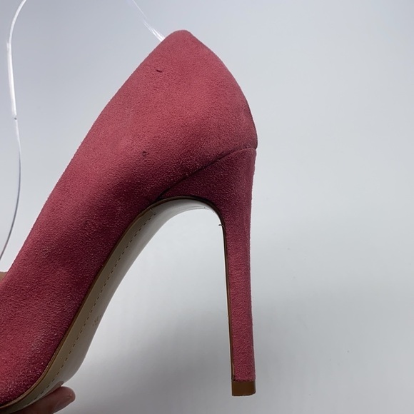 H&M - Raspberry Pink Suede Like Heels Size 36 or 5.5 - Picture 12 of 16